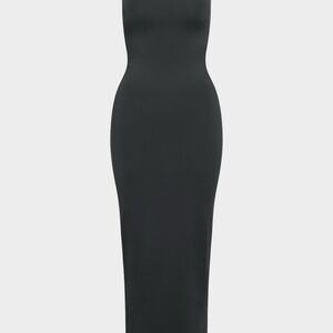 Aritzia Elegant Olive Sleeveless Dress